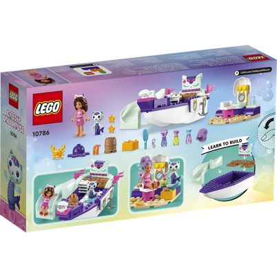LEGO Gabby\'s Dukkehus 10786 Gabby og Havkats skib og spa