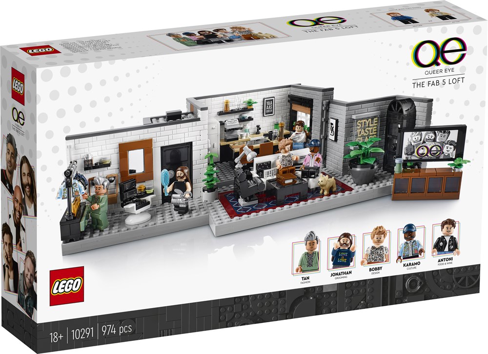 LEGO Icons 10291 Queer Eye – The Fab 5 Loft