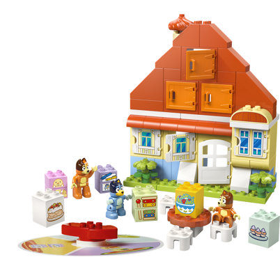 LEGO DUPLO 10459 Blueys families hus med huskespil <DIV STYLE="background-color:#FFFF00"><SPAN STYLE="color:#006600"><CENTER><B>Ordre med dette produkt<BR>sendes 1. august</B></CENTER><SPAN STYLE="color:#FFFFFF"></DIV>
