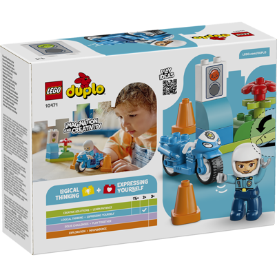LEGO Duplo 10471 Blå politimotorcykel