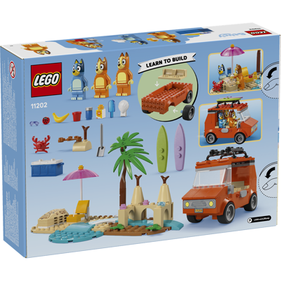 LEGO Bluey 11202 Blueys familie-biltur til stranden <DIV STYLE="background-color:#FFFF00"><SPAN STYLE="color:#006600"><CENTER><B>Ordre med dette produkt<BR>sendes 1. august</B></CENTER><SPAN STYLE="color:#FFFFFF"></DIV>