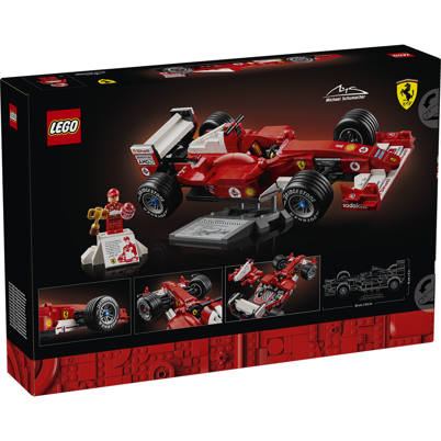 LEGO Icons 11375 Ferrari F2004 og Michael Schumacher