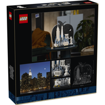 LEGO Architecture 21066 New York City – The Big Apple <DIV STYLE="background-color:#FFFF00"><SPAN STYLE="color:#006600"><CENTER><B>Ordre med dette produkt<BR>sendes 1. juni</B></CENTER><SPAN STYLE="color:#FFFFFF"></DIV>