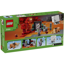 LEGO Minecraft 21255 Baghold ved Nether-portalen