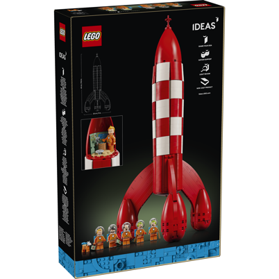 LEGO Ideas 21367 Måneraketten fra Tintin <DIV STYLE="background-color:#FFFF00"><SPAN STYLE="color:#006600"><CENTER><B>Forventes på lager igen<BR>medio juni</B></CENTER><SPAN STYLE="color:#FFFFFF"></DIV>
