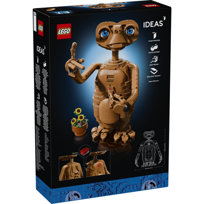 LEGO Ideas 21370 E.T. the Extra-Terrestrial <DIV STYLE="background-color:#FFFF00"><SPAN STYLE="color:#006600"><CENTER><B>Ordre med dette produkt<BR>sendes 3. august</B></CENTER><SPAN STYLE="color:#FFFFFF"></DIV>