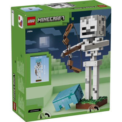 LEGO Minecraft 21594 Skelettet <DIV STYLE="background-color:#FFFF00"><SPAN STYLE="color:#006600"><CENTER><B>Ordre med dette produkt<BR>sendes 1. juni</B></CENTER><SPAN STYLE="color:#FFFFFF"></DIV>