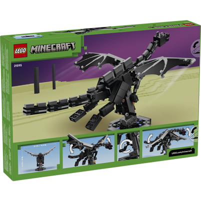 LEGO Minecraft 21595 Ender-dragen <DIV STYLE="background-color:#FFFF00"><SPAN STYLE="color:#006600"><CENTER><B>Ordre med dette produkt<BR>sendes 1. juni</B></CENTER><SPAN STYLE="color:#FFFFFF"></DIV>