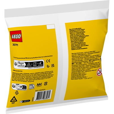 LEGO Braille Bricks 30711 Leg med brailleklodser<DIV STYLE="background-color:#FFFF00"><SPAN STYLE="color:#006600"><CENTER><B>Udkommer 1. oktober</B></CENTER><SPAN STYLE="color:#FFFFFF"></DIV>