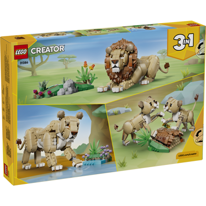 LEGO Creator 31386 Vilde dyr: Majestætisk løve