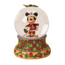 Disney Jim Shore 4023561 <BR> Mickey Mouse Merry Christmas Waterball