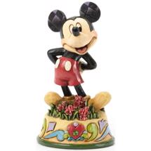 Disney Jim Shore 4033965 <BR> Mickey Mouse Birthday <BR> (August Birthstone)