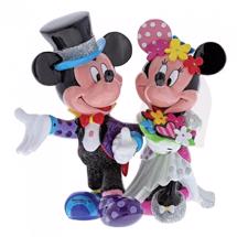 Disney by Britto 4058179 <BR> Mickey & Minnie Mouse Wedding Figurine