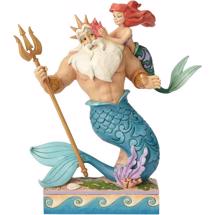 Disney Jim Shore 4059730 <BR> Daddy`s Little Princess <BR> (Ariel & Triton)