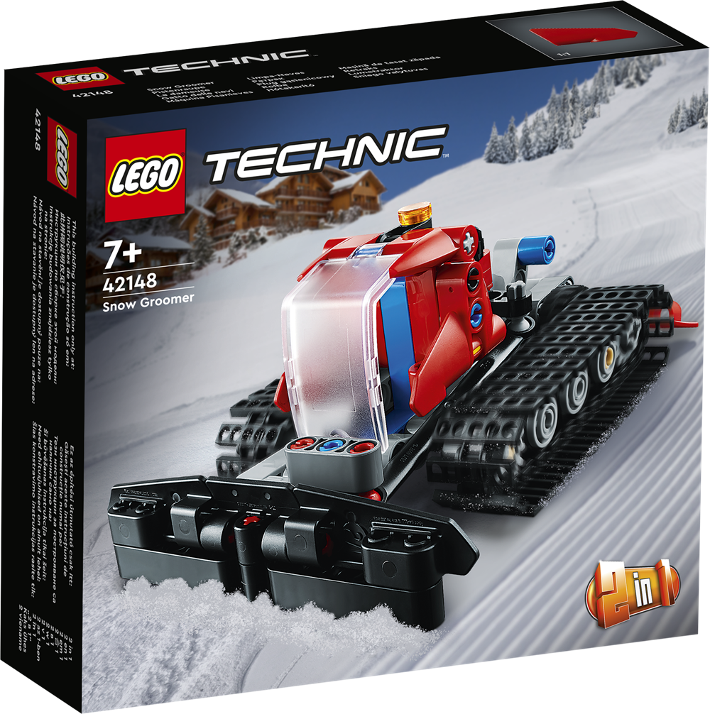 udstrømning igennem Stationær LEGO Technic 42148 Pistemaskine