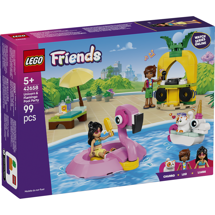 LEGO Friends 42658 Poolparty med enhjørning og flamingo
