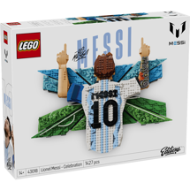 LEGO FIFA 43018 Lionel Messi – jubelscene <DIV STYLE="background-color:#FFFF00"><SPAN STYLE="color:#006600"><CENTER><B>Ordre med dette produkt<BR>sendes 1. juni</B></CENTER><SPAN STYLE="color:#FFFFFF"></DIV>