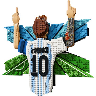 LEGO FIFA 43018 Lionel Messi – jubelscene <DIV STYLE="background-color:#FFFF00"><SPAN STYLE="color:#006600"><CENTER><B>Ordre med dette produkt<BR>sendes 1. juni</B></CENTER><SPAN STYLE="color:#FFFFFF"></DIV>