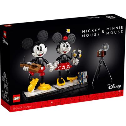 LEGO Disney 43179 Bygbare Mickey Mouse og Minnie Mouse-figurer