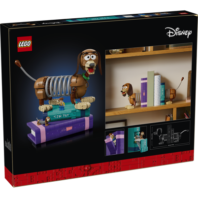 LEGO Disney 43301 Toy Story-bogstøtter med hunden Slinky