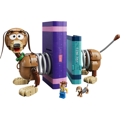 LEGO Disney 43301 Toy Story-bogstøtter med hunden Slinky