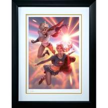 Sideshow - Art Print - Supergirl And Power Girl