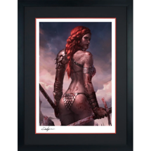 Sideshow - Art Print - Red Sonja Birth Of The She-Devil (Post-Battle Bloody Variant)