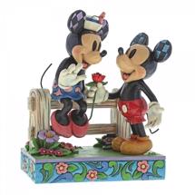 Disney Jim Shore 6000969 <BR> Mickey & Minnie Blossoming Romance