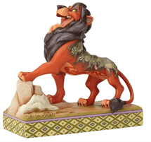 Disney Jim Shore 6001268 <BR> Preening Predator <BR> (Scar)