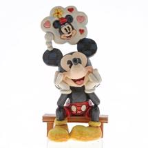 Disney Jim Shore 6001281 <BR> Mickey with Love Thought <BR> "Thinking Of You"
