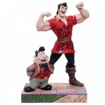 Disney Jim Shore 6005969 <BR> Gaston and Lefou <BR> "Muscle-Bound Menace"