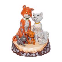Disney Jim Shore 6007057 <BR> Aristocats Carved by Heart <BR> "Pride and Joy"