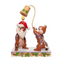 Disney Jim Shore 6007070 <BR> Christmas Chip and Dale <BR> "Snuff Said"