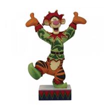 Disney Jim Shore 6008983 <BR> Tigger as Christmas Elf <BR> "Ecstatic Elf"