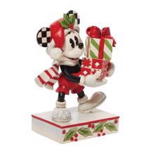 Disney Jim Shore 6010869 <BR> Christmas Mickey Mouse With Presents