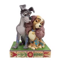 Disney Jim Shore 6010885 <BR> Lady & the Tramp Love <BR> "Puppy Love"