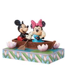 Disney Jim Shore 6016328 Row-mance is in the Air (Mickey & Minnie in Rowboat Light Up Figurine)
