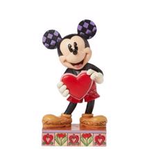 Disney Jim Shore 6016329 <BR> A Love Note <BR> (Mickey with Personaliseable Heart Figurine)