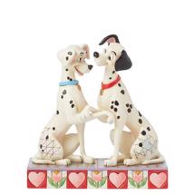 Disney Jim Shore 6016331 <BR> 101 Ways to Love You <BR> (Pongo & Perdita Figurine)