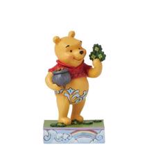 Disney Jim Shore 6016335 <BR> Lucky Ol' Bear <BR> (Winnie the Pooh with Clover Figurine)