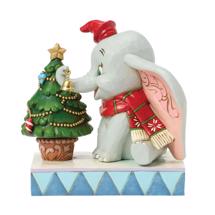Disney Jim Shore 6016889 <BR> Dumbo with christmas tree