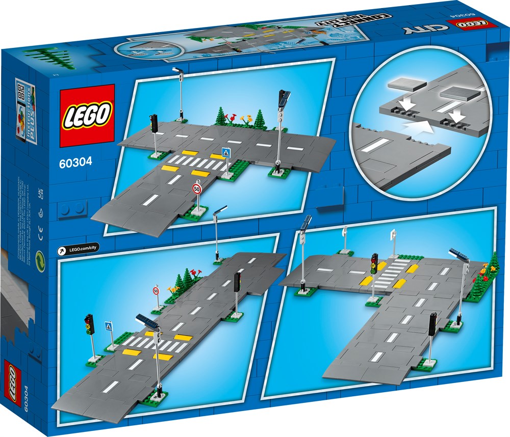 nummer Becks Eksisterer LEGO City 60304 Vejplader