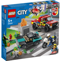 LEGO City 60319 Brandslukning og politijagt