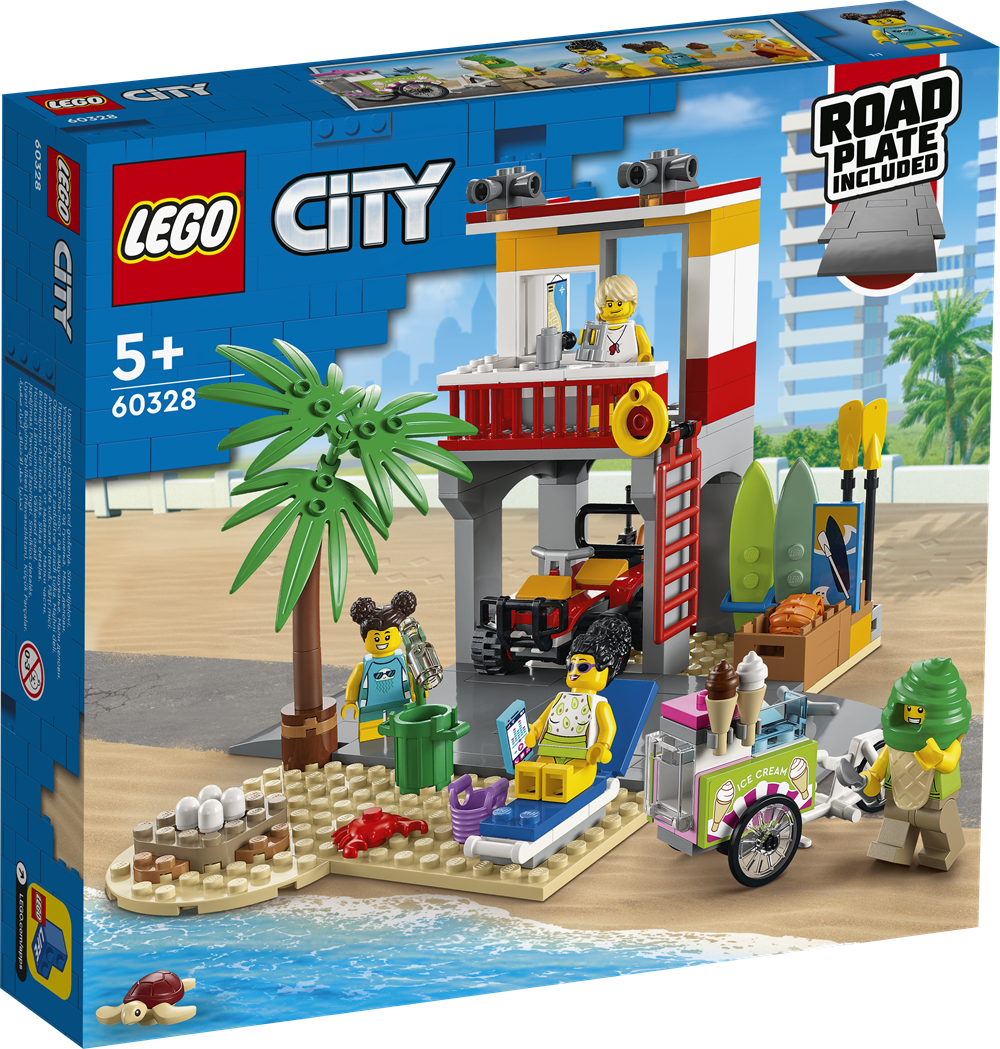 LEGO City 60328 Livredderstation på stranden