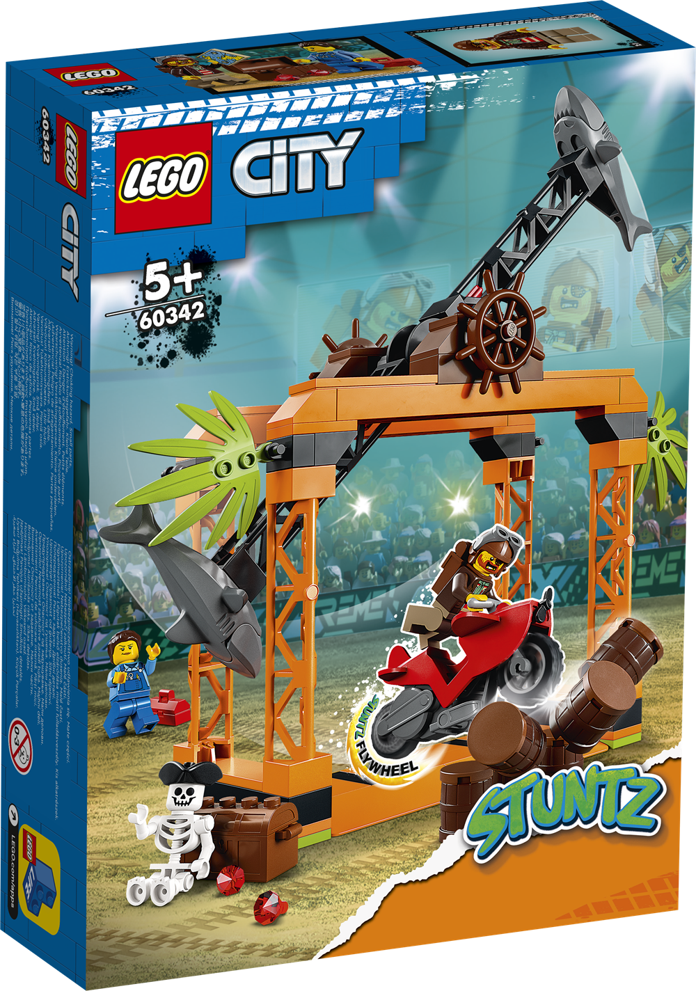 LEGO City 60342 Stuntudfordring med hajangreb