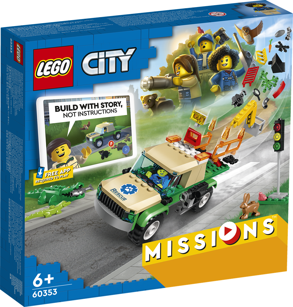 LEGO City 60353 Redningsmissioner for vilde dyr