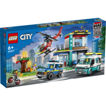 LEGO City 60371 Udrykningsfartøjernes hovedkvarter