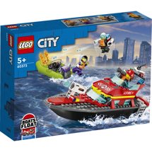 LEGO City 60373 Brandvæsnets redningsbåd