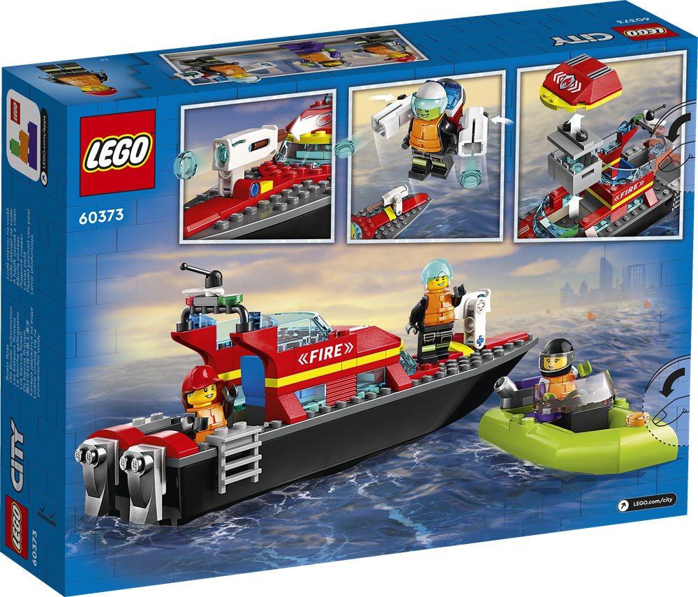 kursiv udledning Anstændig LEGO City 60373 Brandvæsnets redningsbåd