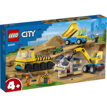 LEGO City 60391 Entreprenørmaskiner og nedrivningskran